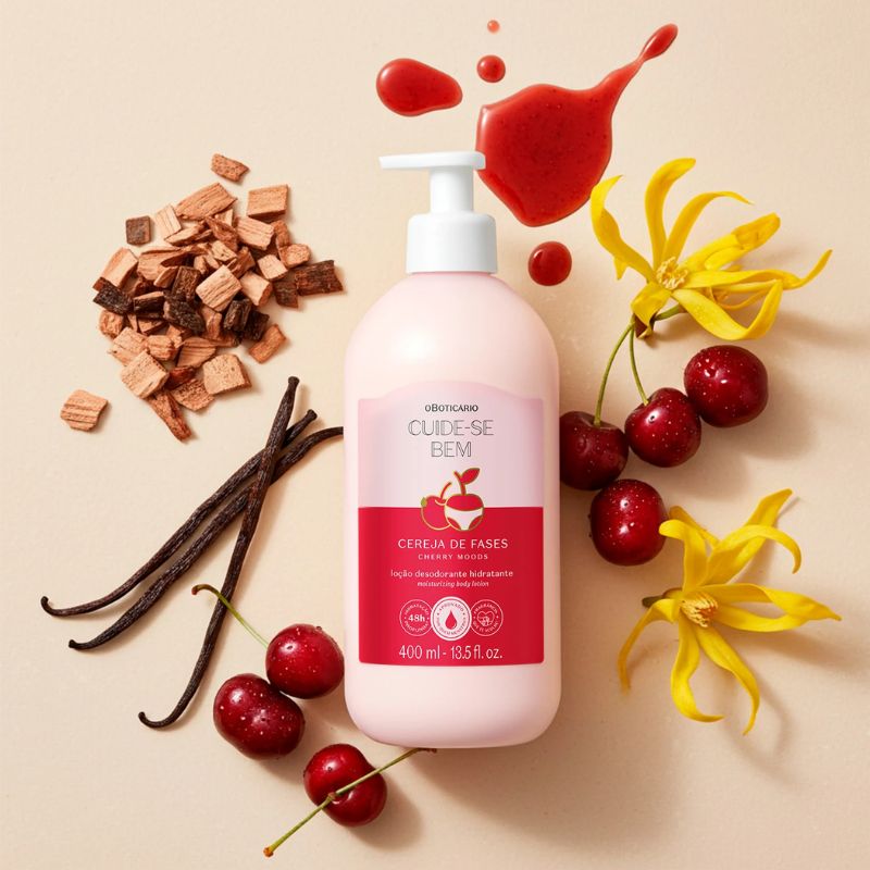 LO��O DESODORANTE HIDRATANTE CORPORAL CUIDE-SE BEM CEREJA DE FASES 400ML